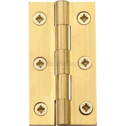 HERITAGE BRASS HINGE 3"x1 5/8" NATURAL BRASS HG99-125-NB
