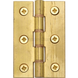 HINGE 3"x2" PHOSPHOR WASHERS NATURAL BRASS HG99-345-NB