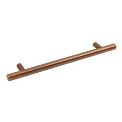 BALDHU BAR HANDLE ANTIQUE COPPER 128mm C/C 117.97.062