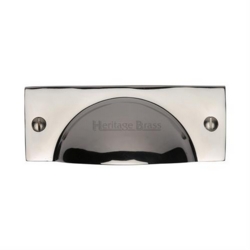 CHESHIRE CABINET DRAWER PULL POLISHED NICKEL C2762-PNF