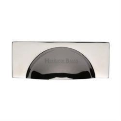 HAMPSHIRE CABINET DRAWER PULL POLISHED NICKEL C2764-PNF