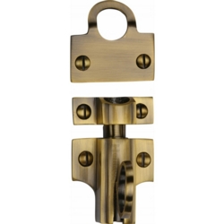 FANLIGHT CATCH ANTIQUE BRASS