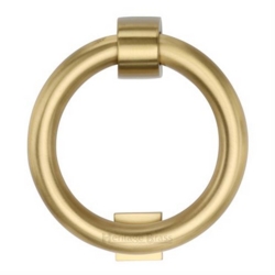 K1270 SB RING DOOR KNOCKER SATIN BRASS