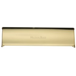 INTERIOR LETTERFLAP 12" POLISHED BRASS V860 299-PB