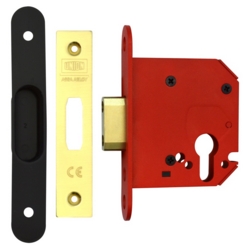 UNION STRONGBOLT JL21EUS 64mm E/P EURO PROFILE DEADLOCK PB