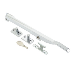 LOCKING CASEMENT STAY 250mm POLISHED CHROME JW77LPC