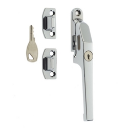 LOCKING CASEMENT FASTENER POLISHED CHROME JW78LPC