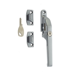 LOCKING CASEMENT FASTENER SATIN CHROME JW78LSC