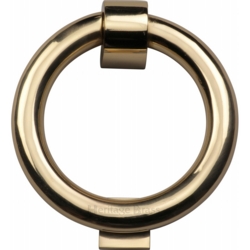 RING DOOR KNOCKER POLISHED BRASS K1270-PB