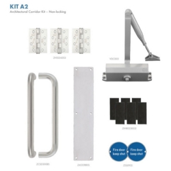 ZOO PUSH / PULL NON LOCKING FD30 EN3 DOOR PACK KITA2-FDP-A