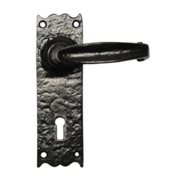 KIRKPATRICK 2454 MORTICE KEY LEVER HANDLE SET ANTIQUE BLACK