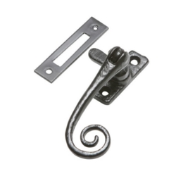 KIRKPATRICK 1181 MONKEY TAIL FASTENER MORTICE PLATE BLACK