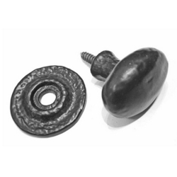 KIRKPATRICK 1195 CUPBOARD KNOB SCREW FIX ANTIQUE BLACK