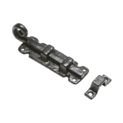 KIRKPATRICK 1546 MONKEY TAIL STRAIGHT BOLT ANTIQUE BLACK