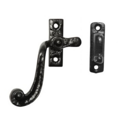 KIRKPATRICK BLACK 838 CASEMENT FASTENER LEFT HAND HOOK PLATE