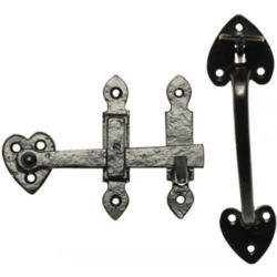 KIRKPATRICK 3619 ANTIQUE THUMB LATCH ANTIQUE BLACK