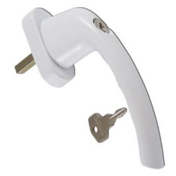 LOCKING TILT & TURN HANDLE WHITE L17397