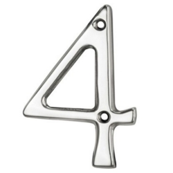 3" SCREW FIX NUMERAL 4 CP