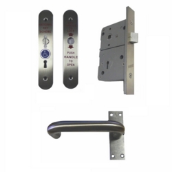 BARYCOMPLETE LOCK & HANDLE SET 316 GRADE SSS LEFT HAND