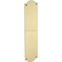 SHAPED FINGERPLATE 305mm SATIN BRASS S640-SB