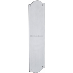 SHAPED FINGERPLATE 305mm SATIN CHROME S640-SC