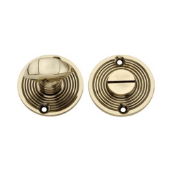 BEEHIVE BATHROOM TURN & RELEASE AGED BRASS