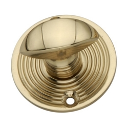 BEEHIVE BATHROOM TURN & RELEASE POLISHED BRASS