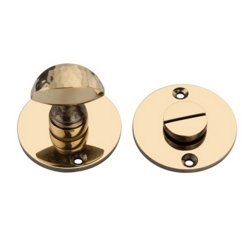 HAMMERED LADY TURN & RELEASE AGED BRASS