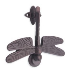 DRAGONFLY DOOR KNOCKER AGED BRONZE