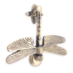 DRAGONFLY DOOR KNOCKER ANT BRASS