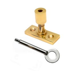 LOCKING STAY PIN FOR CASEMENT STAYS POLISHED BRASS THD257PB