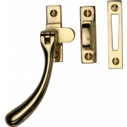 BALL END CASEMENT FASTENER POLISHED BRASS V1008MP/HP-PB