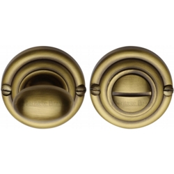 BATHROOM TURN & RELEASE ANTIQUE BRASS V1015-AT