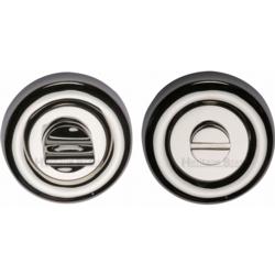 ROUND BATHROOM TURN & RELEASE POLISHED NICKEL V6720-PNF