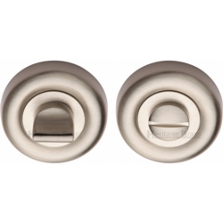 ROUND BATHROOM TURN & RELEASE SATIN NICKEL V6720-SN