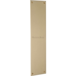 RECTANGULAR FINGERPLATE 305mm POLISHED BRASS V740-PB
