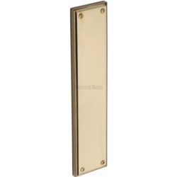 RAISED FINGERPLATE 282mm POLISHED BRASS V743-PB