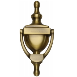 URN KNOCKER 6" / 152mm ANTIQUE BRASS V910-152-AT