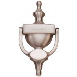URN KNOCKER 7 1/4" / 195mm SATIN NICKEL V910-195-SN