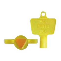 ASEC YELLOW PLASTIC METER BOX KEY AS11624