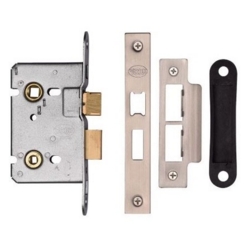 YORK 64mm BATHROOM LOCK SN&SC