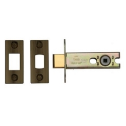 3" TUBULAR BATHROOM DEADBOLT MATT BRONZE