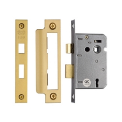 YORK 3 LEVER SASHLOCK 2.5" SB YKSL32N-SB