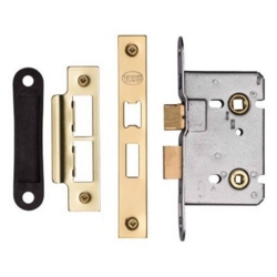 YORK 2.5" BATHROOM LOCK PB YKBL2-PB
