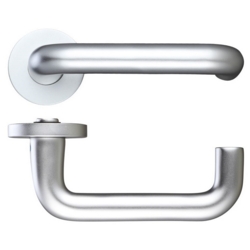 ZOO 19mm RETURN TO DOOR LEVER ON ROUND ROSE SAA ZAA030SA