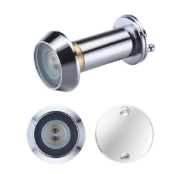 ZOO FD30/60 DOOR VIEWER WITH GLASS LENS CHROME ZAB30CP