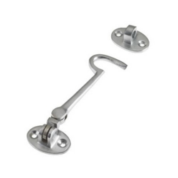 4" CABIN HOOK SATIN CHROME ZAB61SC
