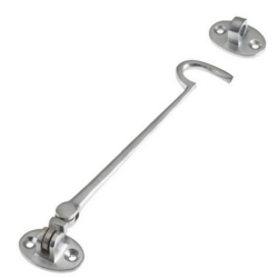8" HEAVY WEIGHT CABIN HOOK SATIN CHROME ZAB62SC