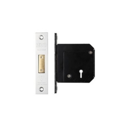 ZOO BS 5 LEVER DEADLOCK CHUBB 3G114 EQUIVALENT SS ZBSCD80SS