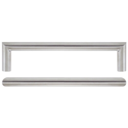 STAINLESS REAR FIX MITRED PULL HANDLE 19 x 150mm ZCS2M150BS